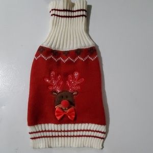 Holiday Christmas sweater dog small